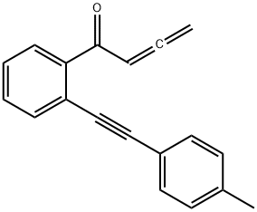 1-[2-[2-(4-甲基苯基)乙炔基]苯基]-2,3-丁二烯-1-酮 结构式