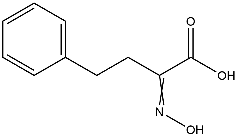 Benzenebutanoic acid, α-(hydroxyimino)- 结构式