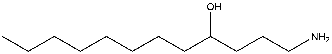 1-氨基-4-十二烷醇 结构式