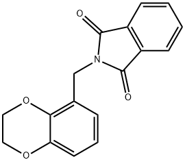 1H-Isoindole-1,3(2H)-dione, 2-[(2,3-dihydro-1,4-benzodioxin-5-yl)methyl]- Structure