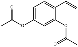 1,3-Benzenediol, 4-ethenyl-, 1,3-diacetate Structure