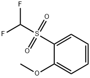 Difluoromethyl 2-methoxyphenyl sulphone 化学構造式