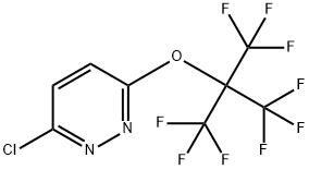 3-Chloro-6-[2,2,2-trifluoro-1,1-bis(trifluoromethyl)ethoxy]pyridazine Structure