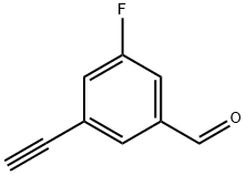 3-Ethynyl-5-fluorobenzaldehyde Struktur