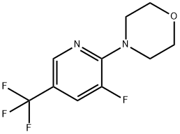 4-(3-chloro-5-(trifluoromethyl)pyridin-2-yl)morpholine Structure