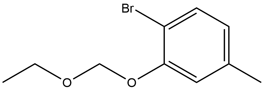 Benzene, 1-bromo-2-(ethoxymethoxy)-4-methyl-,2150696-11-8,结构式