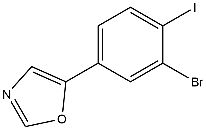 5-(3-Bromo-4-iodophenyl)oxazole|