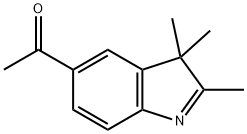 Ethanone, 1-(2,3,3-trimethyl-3H-indol-5-yl)- 化学構造式