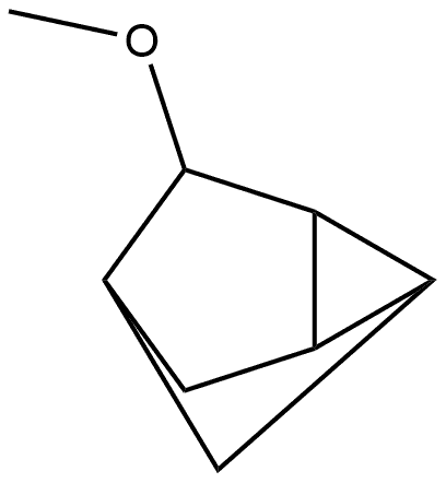 Tricyclo[2.2.1.02,6]heptane, 3-methoxy- Struktur