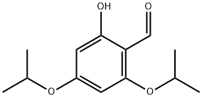 Benzaldehyde, 2-hydroxy-4,6-bis(1-methylethoxy)- Structure