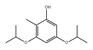 Phenol, 2-methyl-3,5-bis(1-methylethoxy)- Struktur