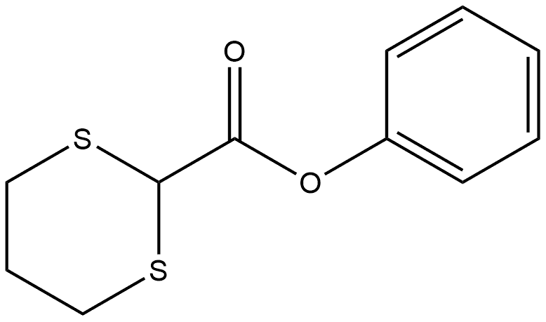 Phenyl 1,3-dithiane-2-carboxylate Struktur