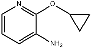 3-Pyridinamine, 2-(cyclopropyloxy)- Structure
