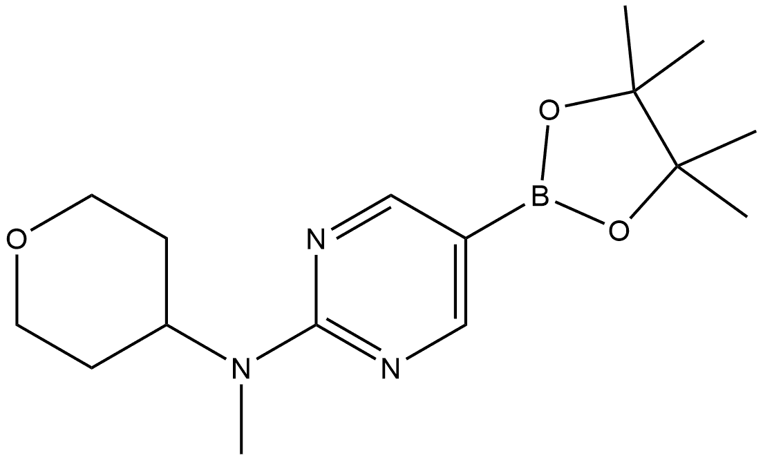 N-Methyl-N-(tetrahydro-2H-pyran-4-yl)-5-(4,4,5,5-tetramethyl-1,3,2-dioxaborol...,2151896-51-2,结构式