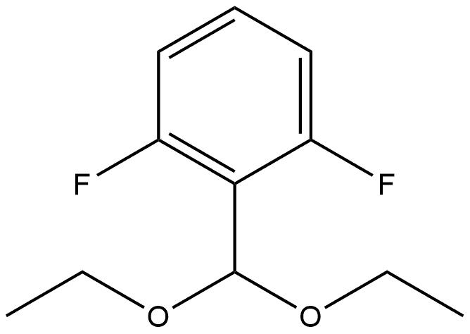 2-(Diethoxymethyl)-1,3-difluorobenzene Structure