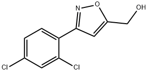 5-Isoxazolemethanol, 3-(2,4-dichlorophenyl)- 结构式