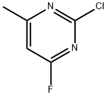 Pyrimidine, 2-chloro-4-fluoro-6-methyl- Structure