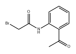 Acetamide, N-(2-acetylphenyl)-2-bromo- 结构式