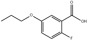 Benzoic acid, 2-fluoro-5-propoxy- Structure