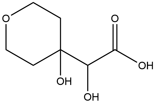 2-hydroxy-2-(4-hydroxyoxan-4-yl)acetic acid Structure