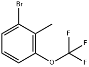 Benzene, 1-bromo-2-methyl-3-(trifluoromethoxy)- Struktur