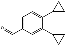 3,4-dicyclopropylbenzaldehyde,2155856-22-5,结构式