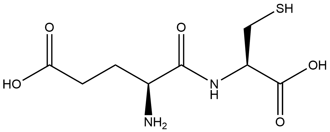 L-Cysteine, L-α-glutamyl- Struktur