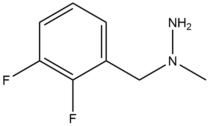 1-(2,3-Difluorobenzyl)-1-methylhydrazine Structure
