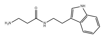 Propanamide, 3-amino-N-[2-(1H-indol-3-yl)ethyl]-,215789-29-0,结构式