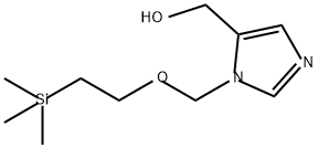 1H-Imidazole-5-methanol, 1-[[2-(trimethylsilyl)ethoxy]methyl]- 化学構造式