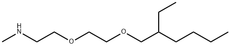 Ethanamine, 2-[2-[(2-ethylhexyl)oxy]ethoxy]-N-methyl- Structure