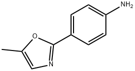 Benzenamine, 4-(5-methyl-2-oxazolyl)- 结构式