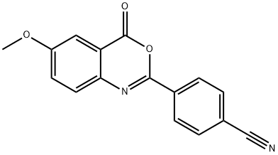 Benzonitrile, 4-(6-methoxy-4-oxo-4H-3,1-benzoxazin-2-yl)-|