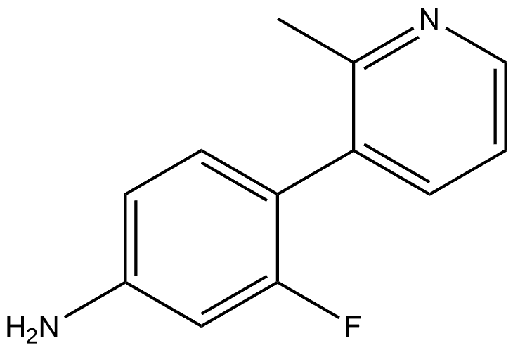 3-Fluoro-4-(2-methyl-3-pyridinyl)benzenamine Struktur