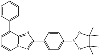 [1,2,4]Triazolo[1,5-a]pyridine, 8-phenyl-2-[4-(4,4,5,5-tetramethyl-1,3,2-dioxaborolan-2-yl)phenyl]-|