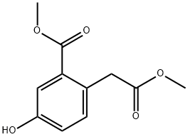 Benzeneacetic acid, 4-hydroxy-2-(methoxycarbonyl)-, methyl ester
