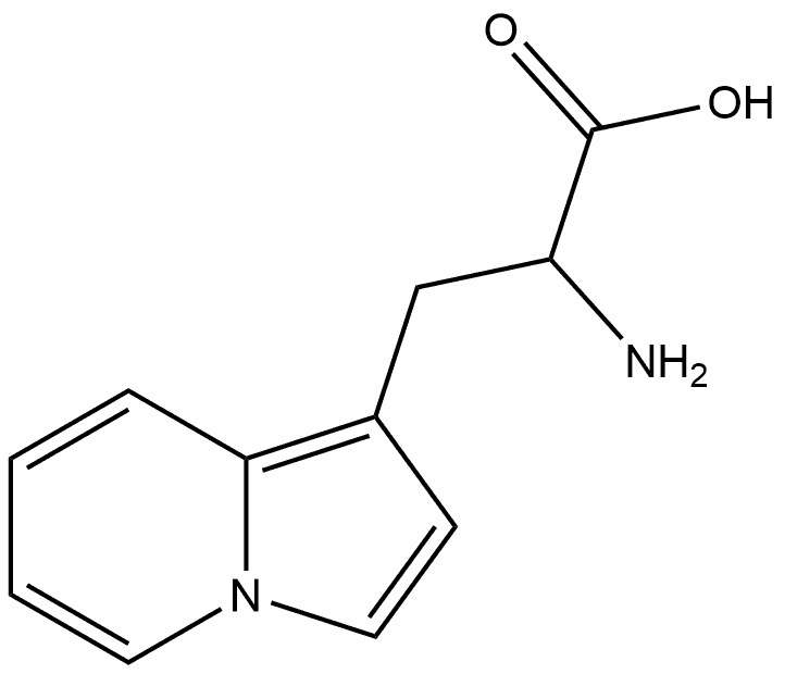 2-Amino-3-(indolizin-1-yl)propanoic acid Structure