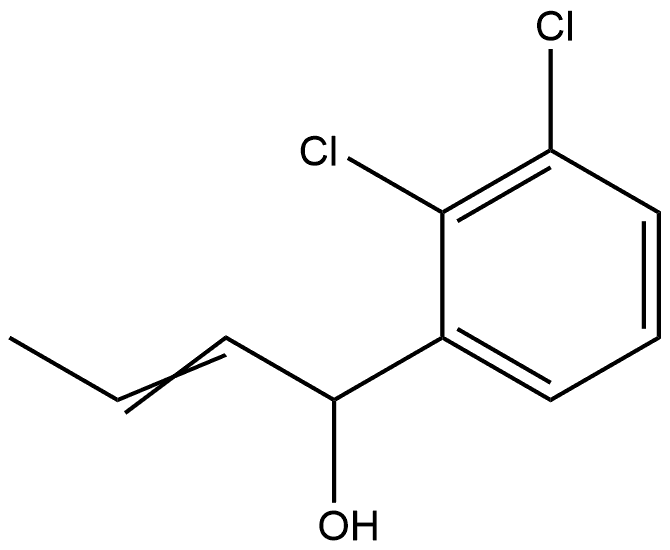 2,3-Dichloro-α-1-propen-1-ylbenzenemethanol Structure