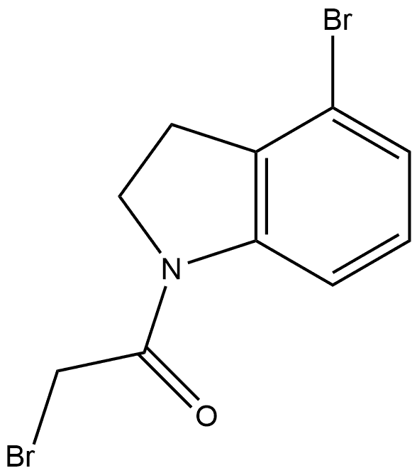 2164625-74-3 2-Bromo-1-(4-bromo-2,3-dihydro-1H-indol-1-yl)ethanone
