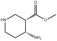 甲基 (3S,4R)-4-氨基哌啶-3-羧酸甲酯,2165400-62-2,结构式