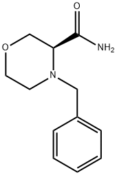 3-Morpholinecarboxamide, 4-(phenylmethyl)-, (3S)- Struktur