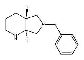 1H-Pyrrolo[3,4-b]pyridine, octahydro-6-(phenylmethyl)-, (4aR,7aS)- 化学構造式