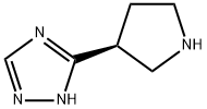 1H-1,2,4-Triazole, 5-(3S)-3-pyrrolidinyl- Structure