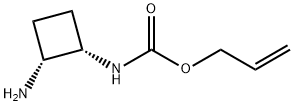 (rel)-prop-2-en-1-yl N-[(1S,2R)-2-aminocyclobutyl]carbamate Structure