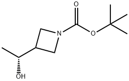1-Azetidinecarboxylic acid, 3-[(1R)-1-hydroxyethyl]-, 1,1-dimethylethyl ester|(R)-1-BOC-3-(1-羟基乙基)氮杂环丁烷