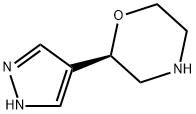 (R)-2-(1H-吡唑-4-基)吗啉, 2165863-96-5, 结构式