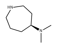 1H-Azepin-4-amine, hexahydro-N,N-dimethyl-, (4S)- 化学構造式