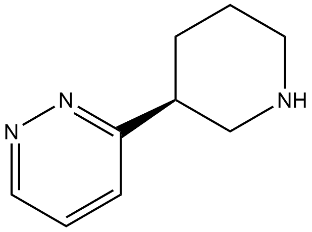 3-(3S)-3-Piperidinylpyridazine Structure