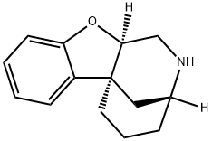 2H-3,6a-Methanobenzofuro[2,3-c]azocine, 1,3,4,5,6,11a-hexahydro-, (3R,6aS,11aR)- 结构式