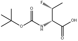 (2S,3R)-2-((叔丁氧基羰基)氨基)-3-氟丁酸, 2166009-86-3, 结构式
